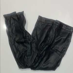 Express Black Leather Pants